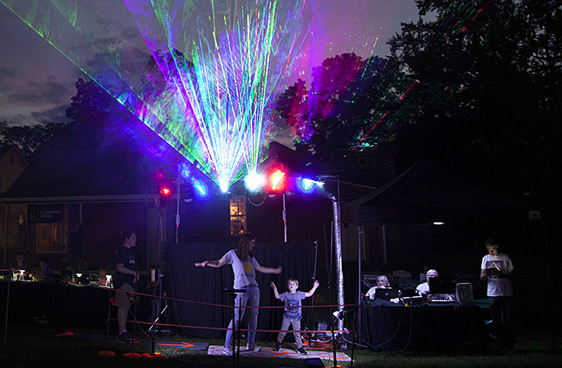 Dances With Lasers at Ella Sharp Museum event