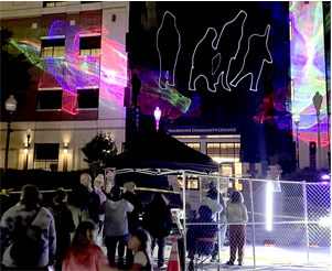 Illuminatus Lasers at Lumenaura Festival Waubonsee Community College