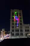 Lasers on the First National Building